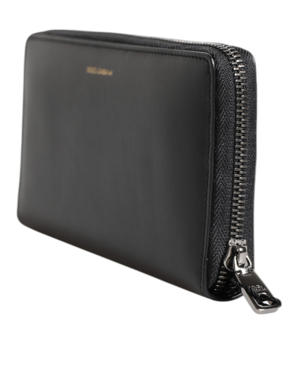 Black Blue Exotic Leather Embossed Continental Wallet