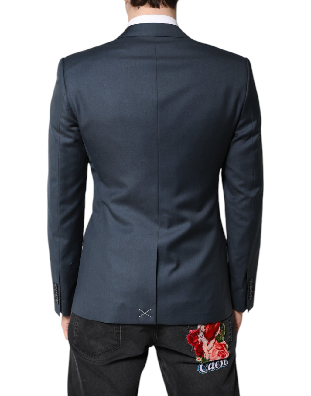 Blue Single Breasted Men Coat MARTINI Blazer