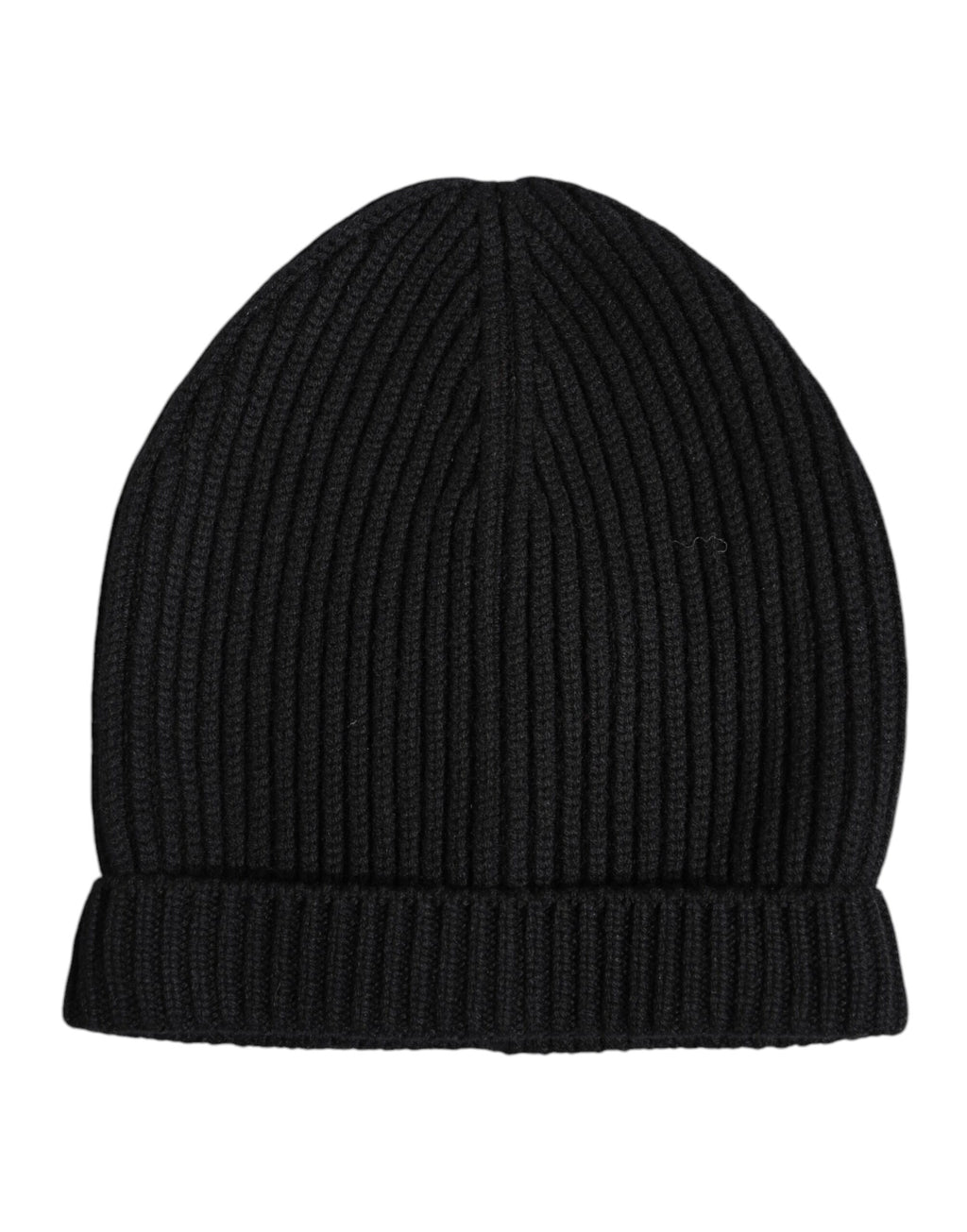 Black Cashmere Knitted Winter Beanie Hat