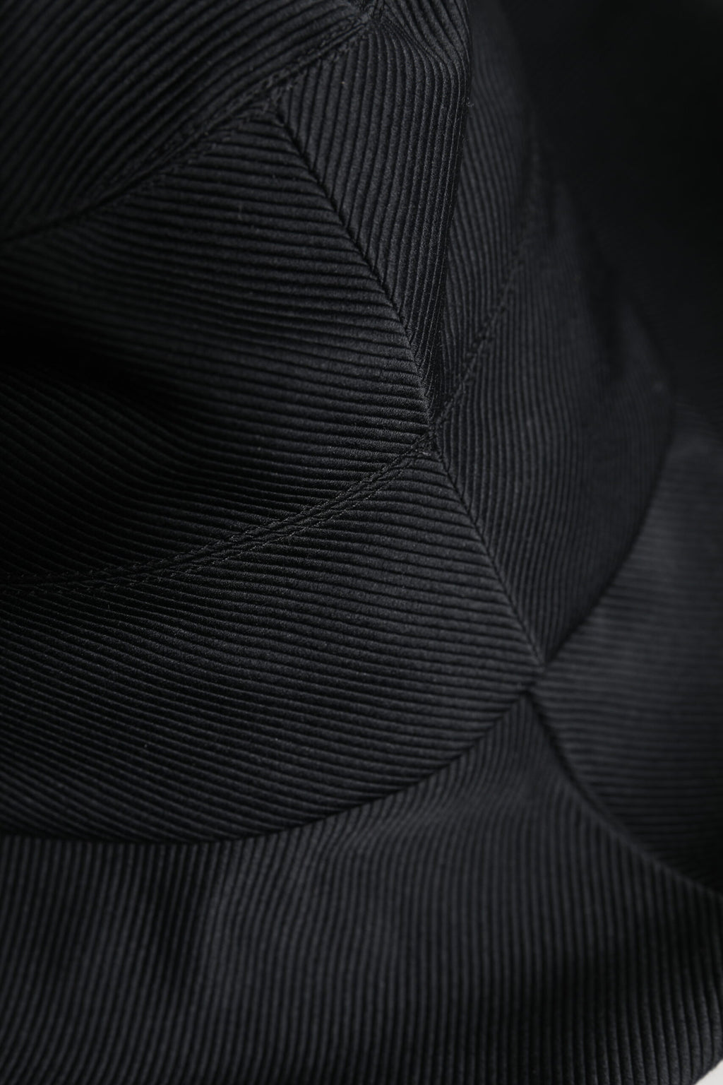 Black Cotton Wide Brim Fedora Hat