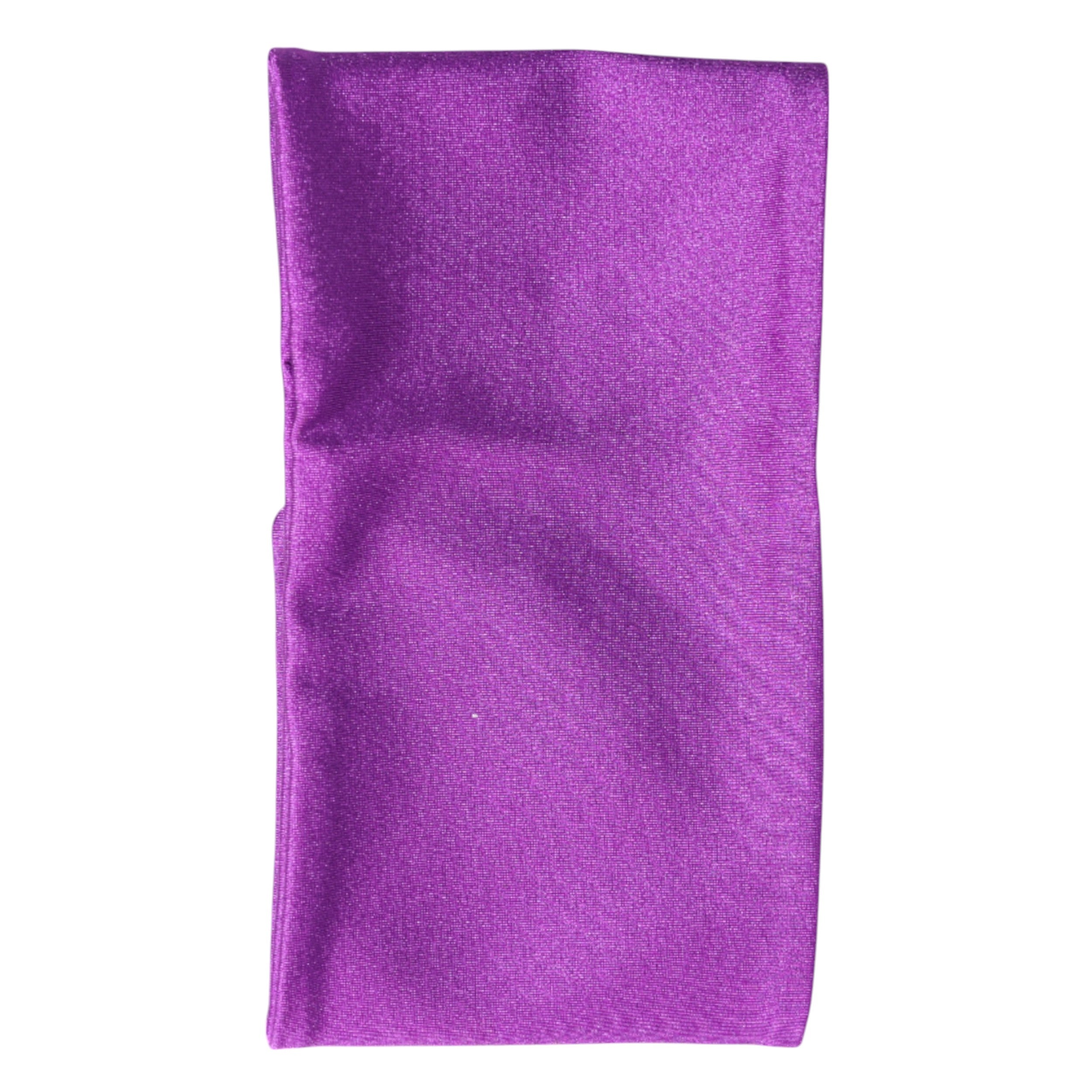 Purple Nylon Stretch Women Neck Warmer Scarf