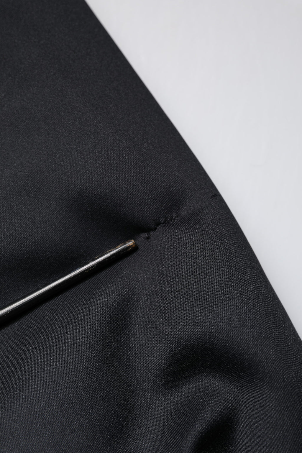 Black Polyester DG Hooded Full Zip Jacket