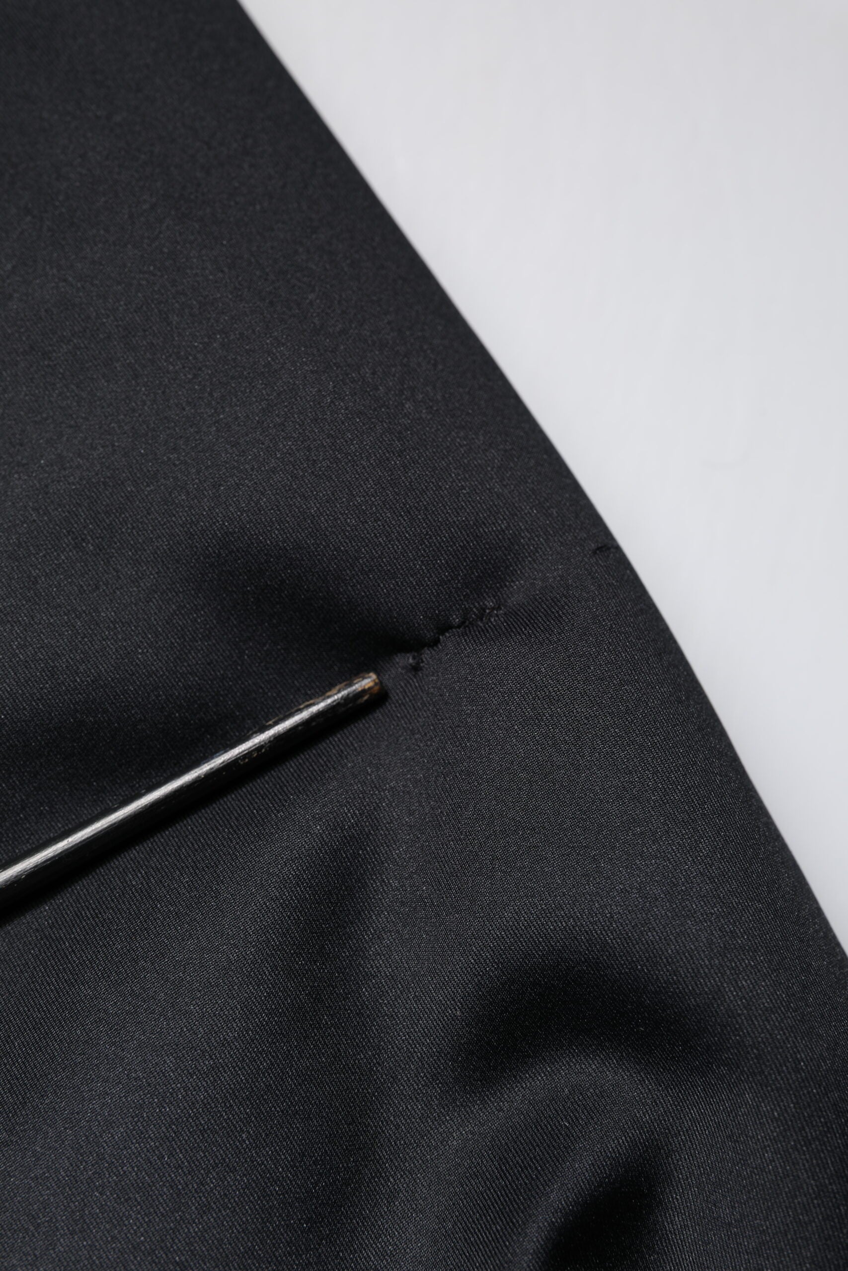 Black Polyester DG Hooded Full Zip Jacket