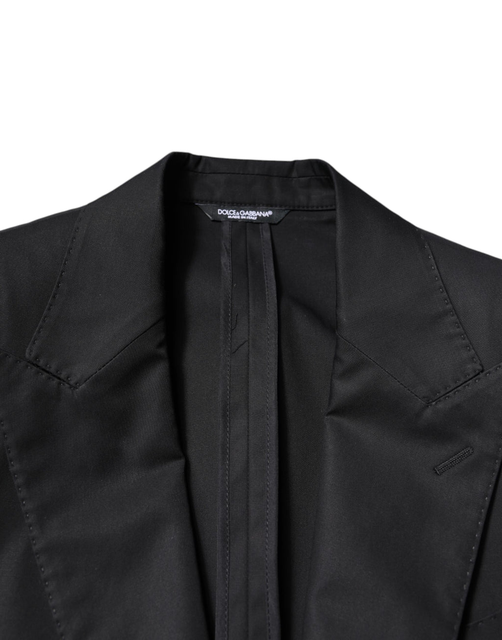 Black Cotton Single Breasted Men Coat Blazer