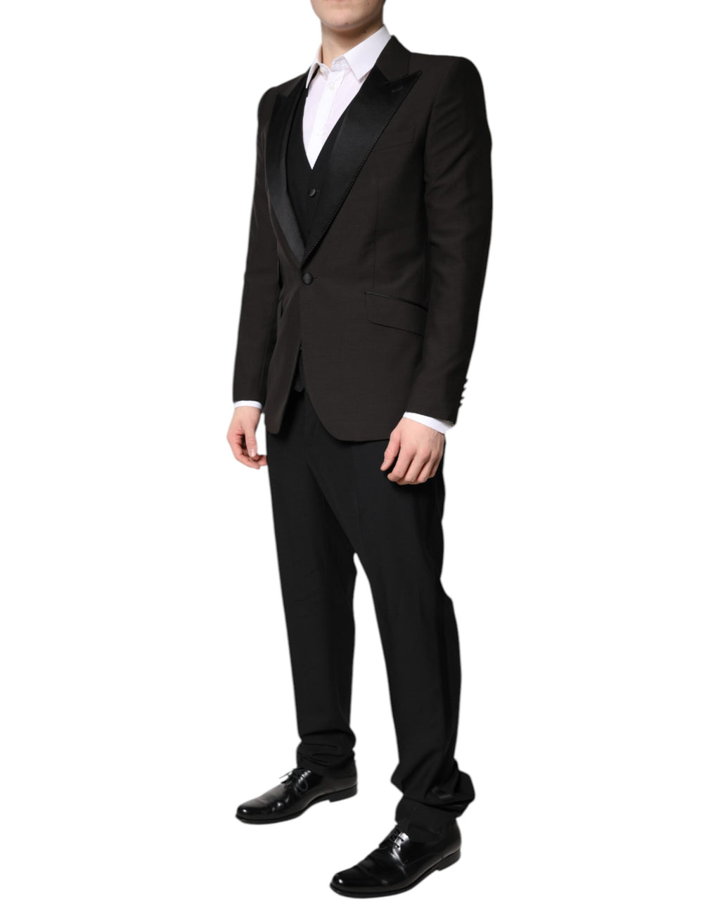 Black Single Breasted Formal 3 Piece Suit