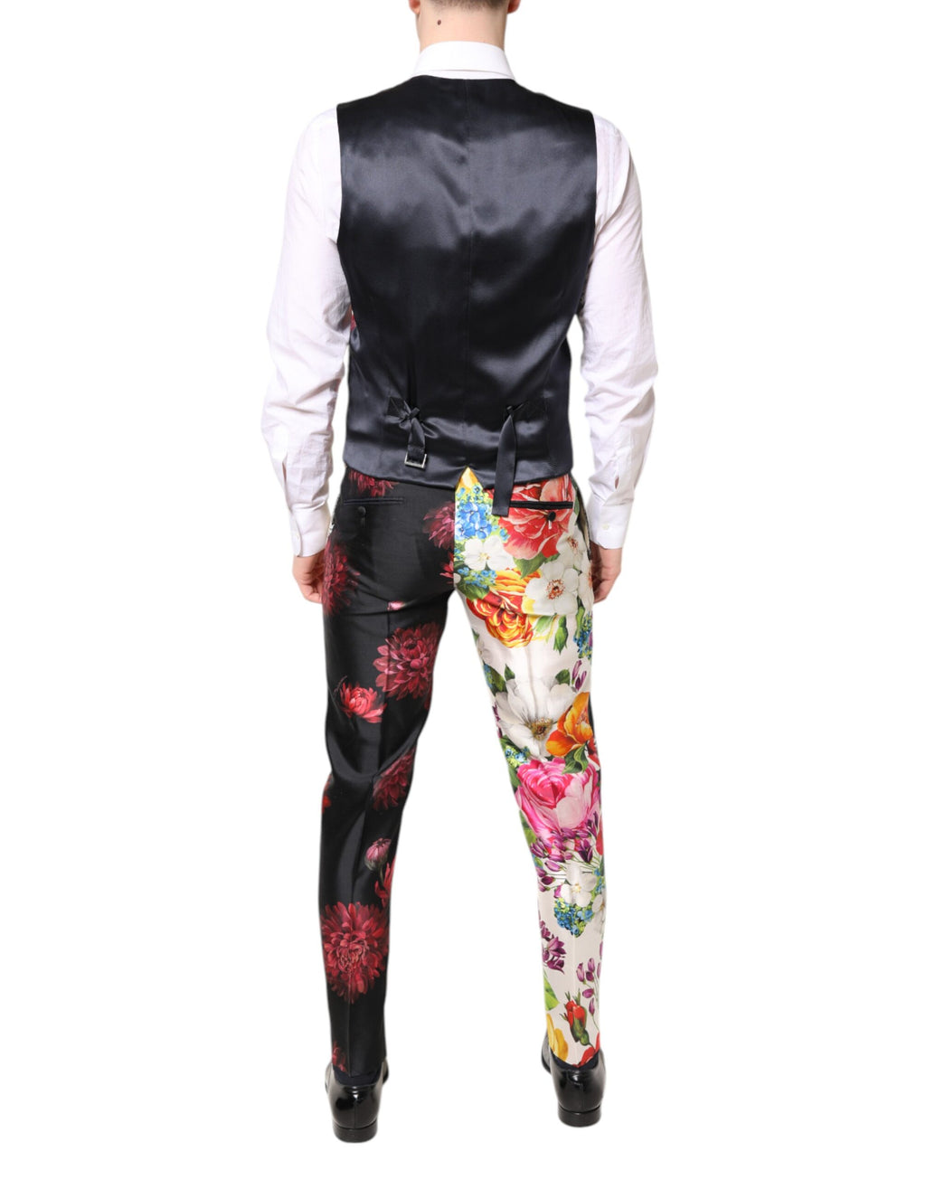 Multicolor Floral SICILIA Silk 3 Piece Suit