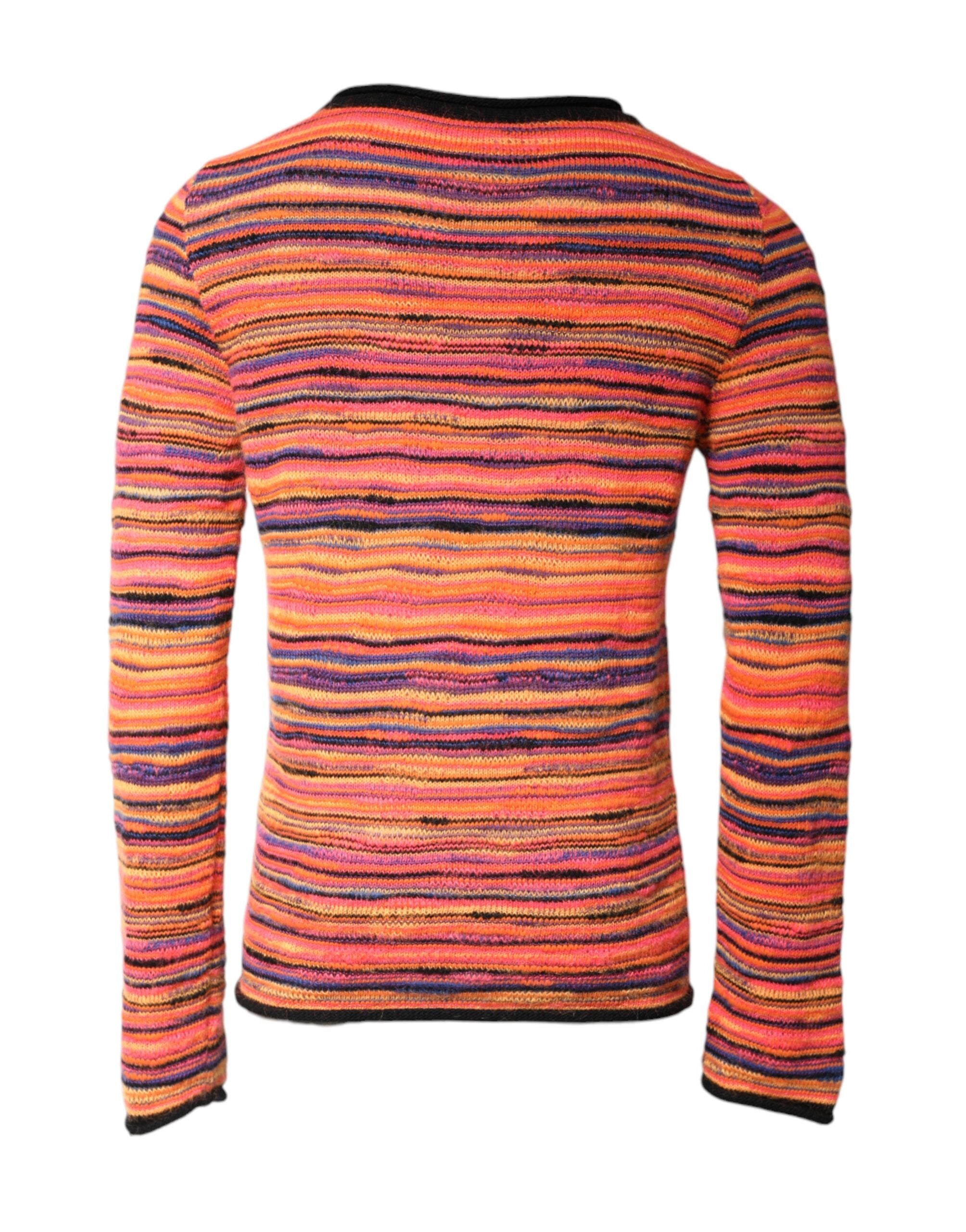 Multicolor Wool DGLogo Knit Pullover Sweater