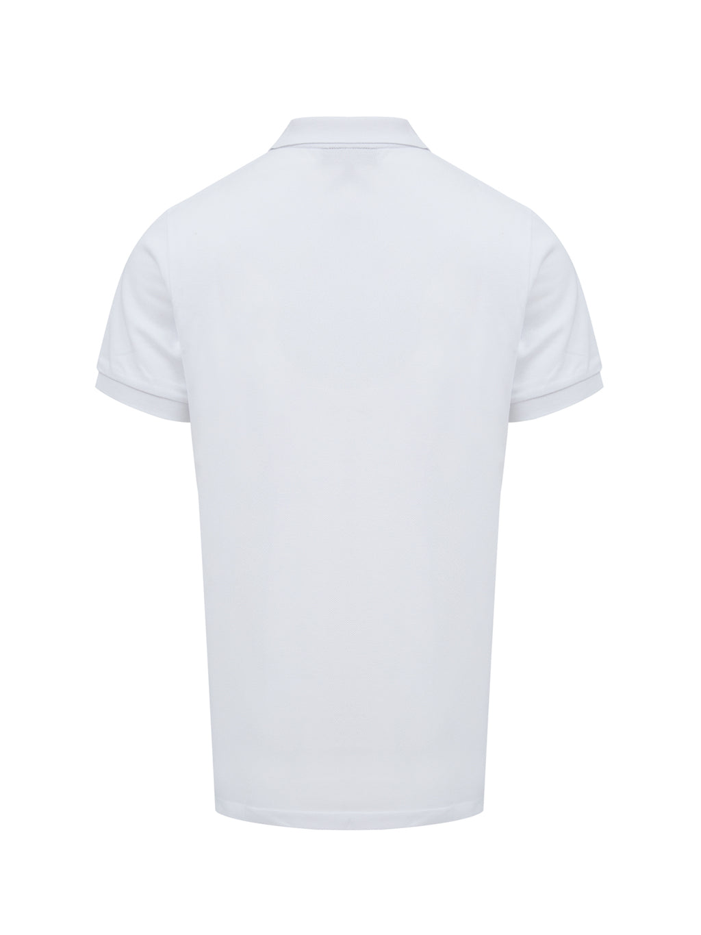 Burberry White Cotton Collared Polo Shirt
