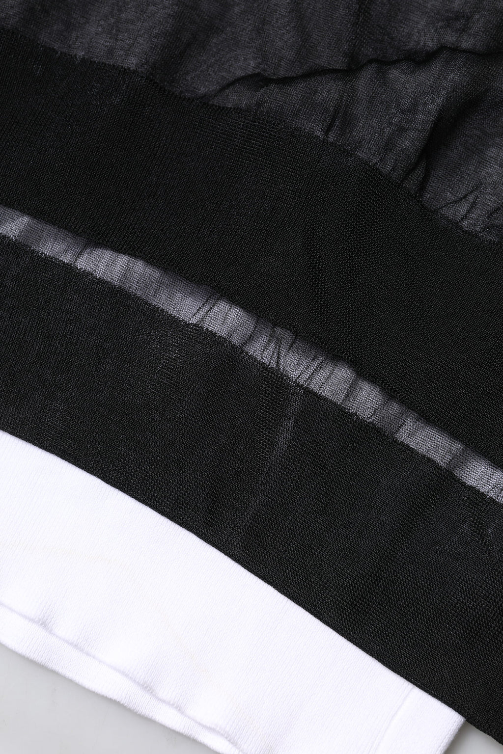 Black White Logo Knitted Pullover Sweater