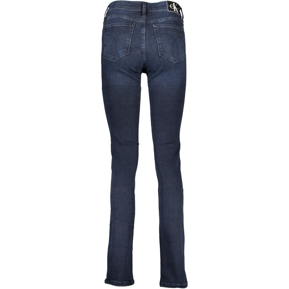Calvin Klein Blue Cotton Women Jeans