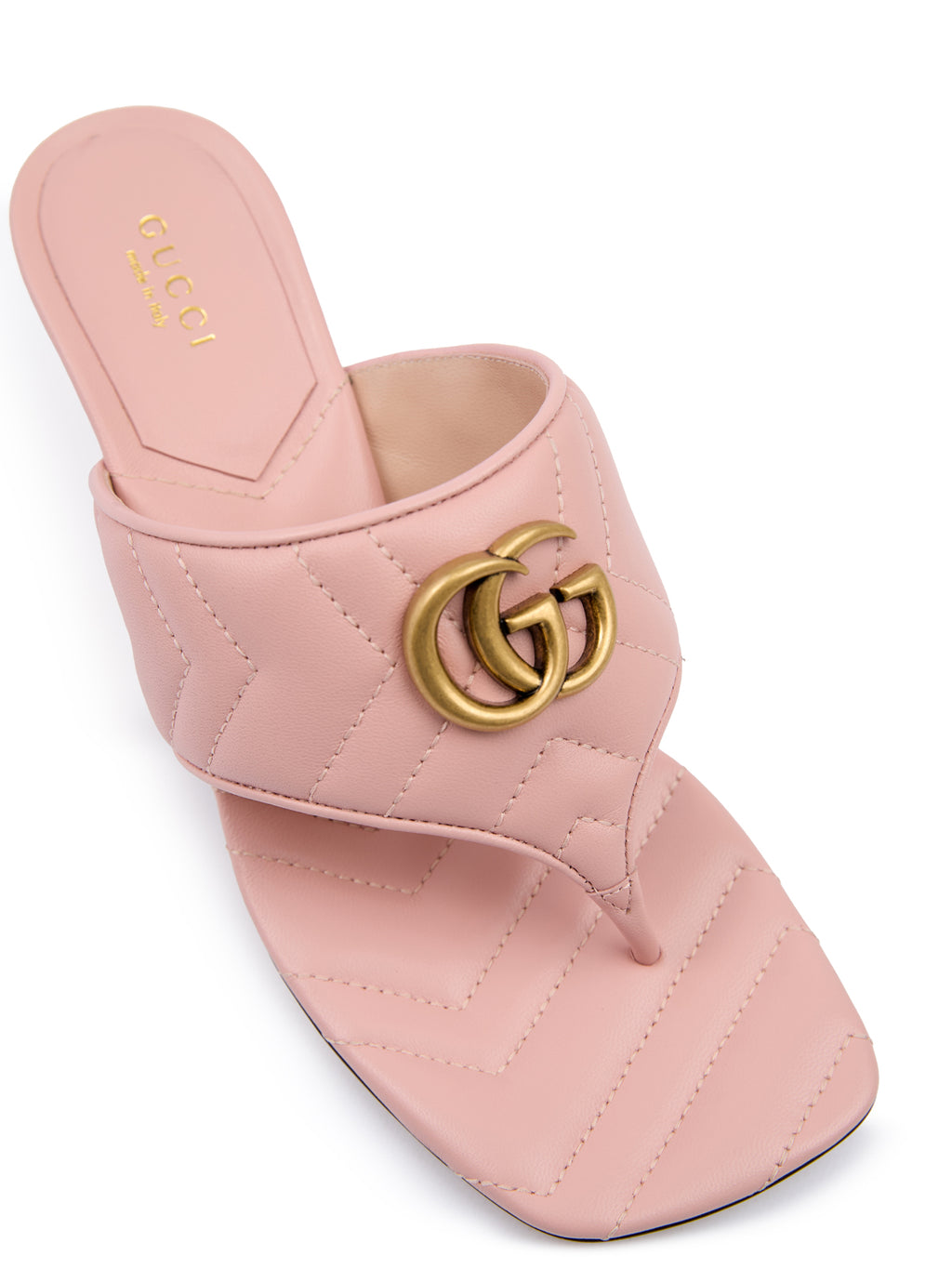 Mystic Pink Nappa Charlotte Leather Sandals
