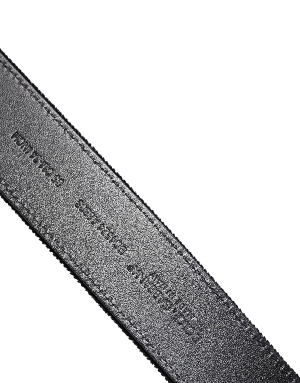 Black Cotton Silver Metal Buckle Belt