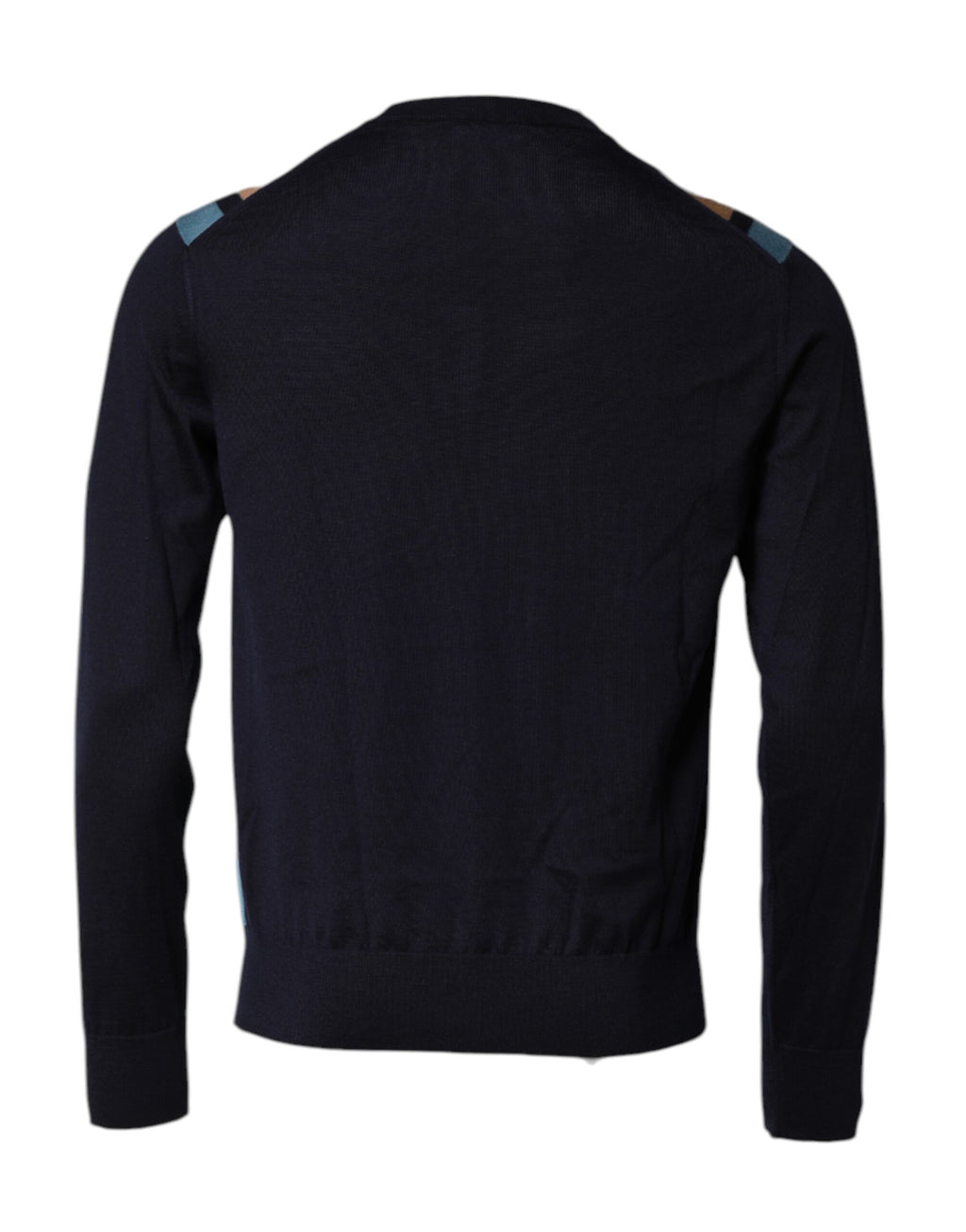 Multicolor Stripes Crew Neck Pullover Sweater