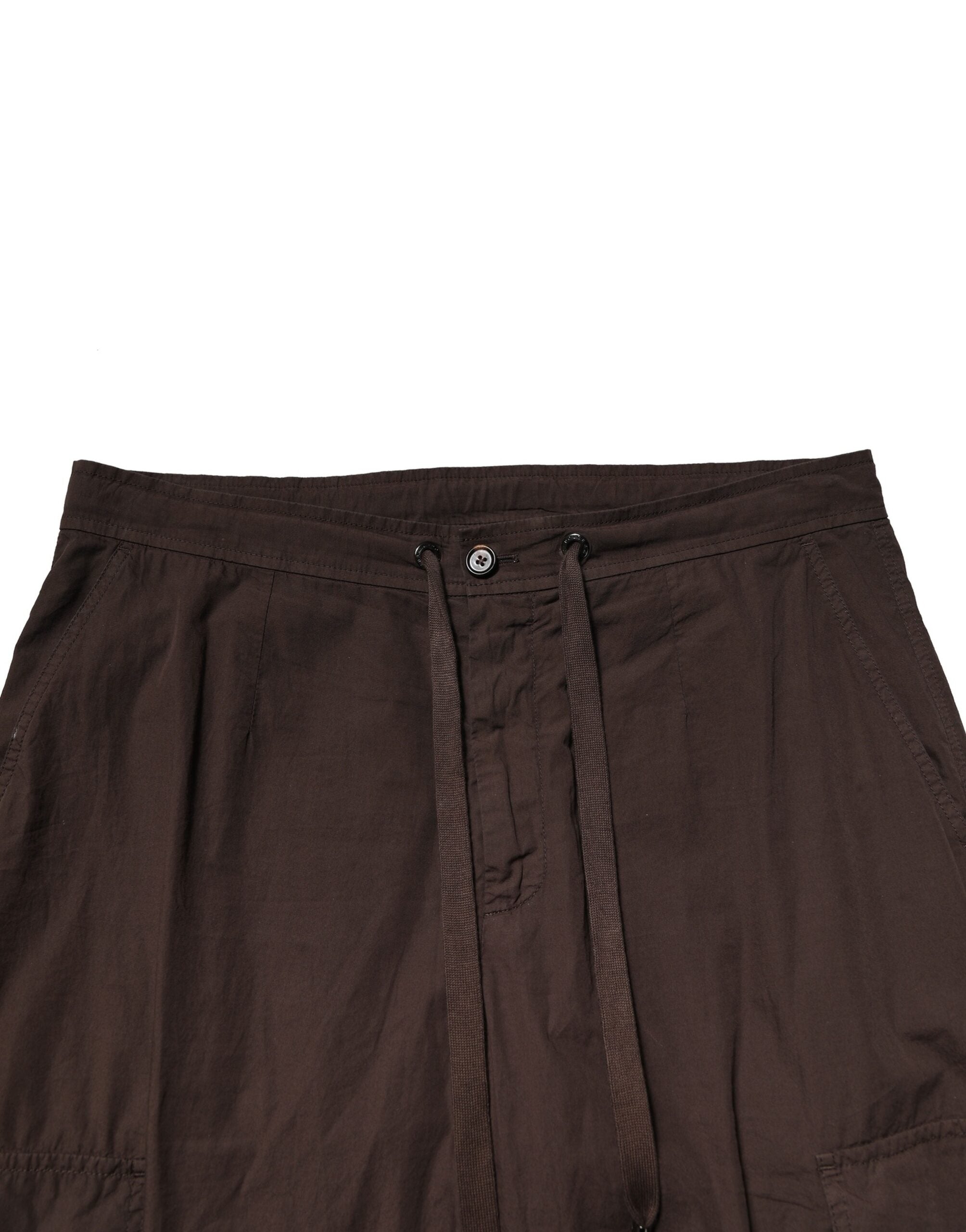 Brown Cotton Cargo Jogger Men Pants