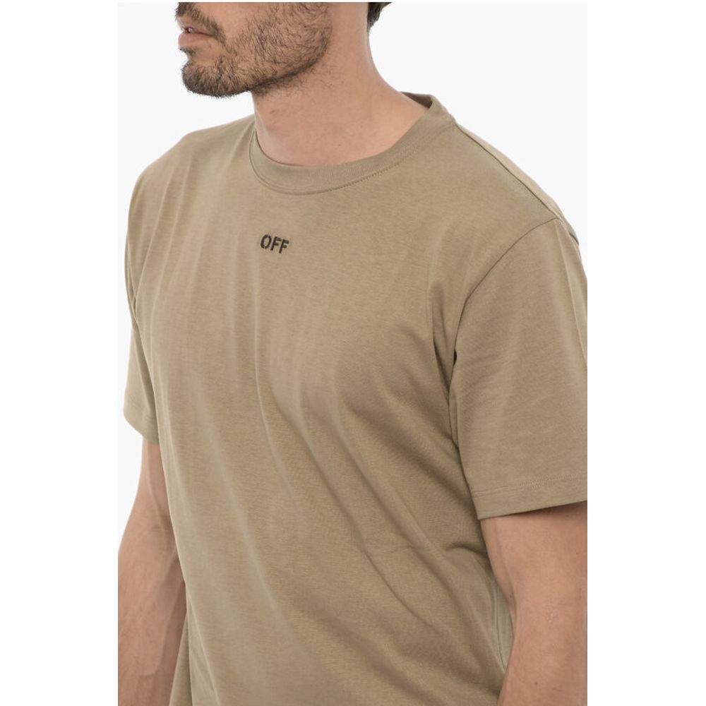 Slim Fit Crew-neck T-Shirt with Embroidered Logo