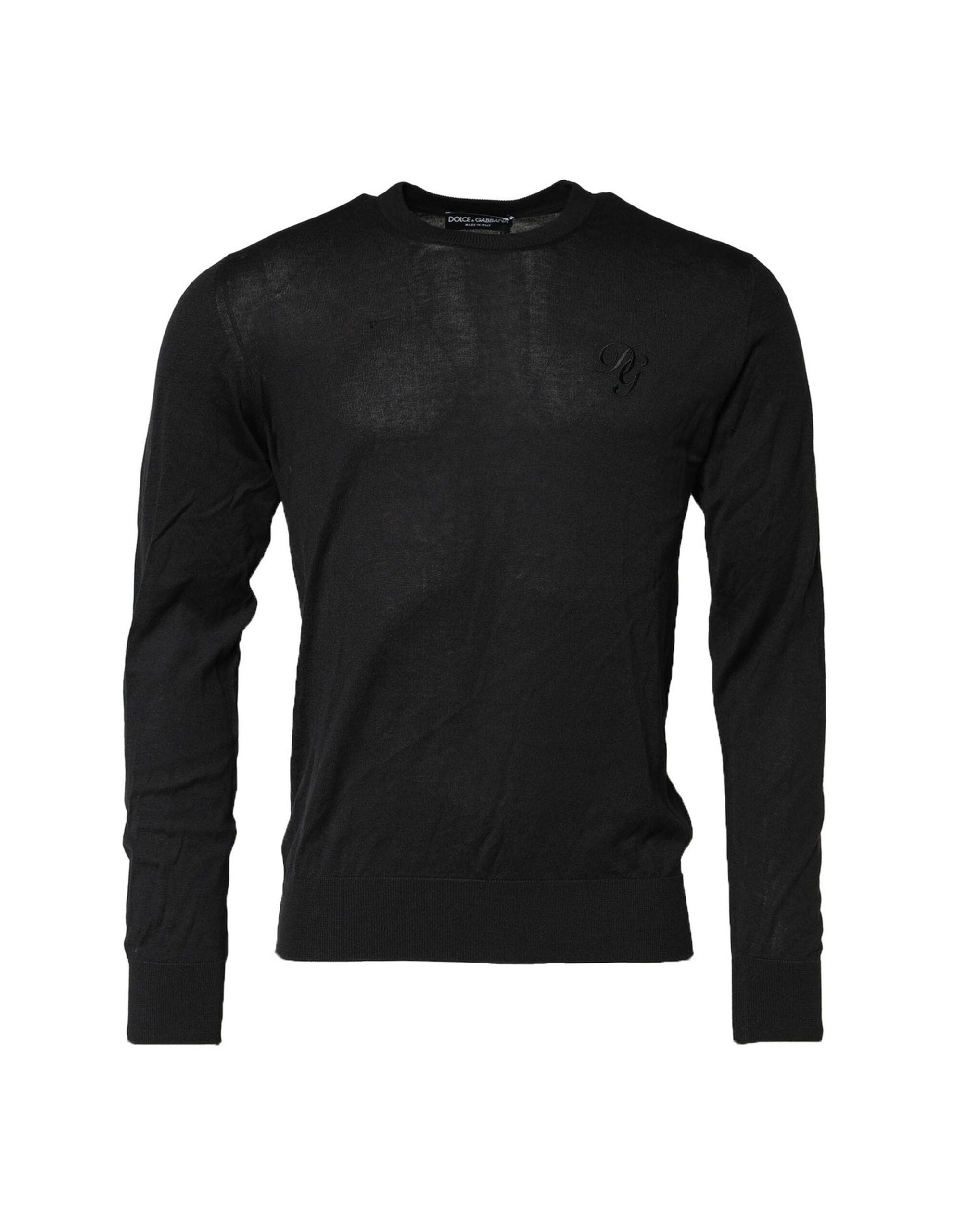 Dark Gray Cotton DG Logo Sweatshirt Sweater