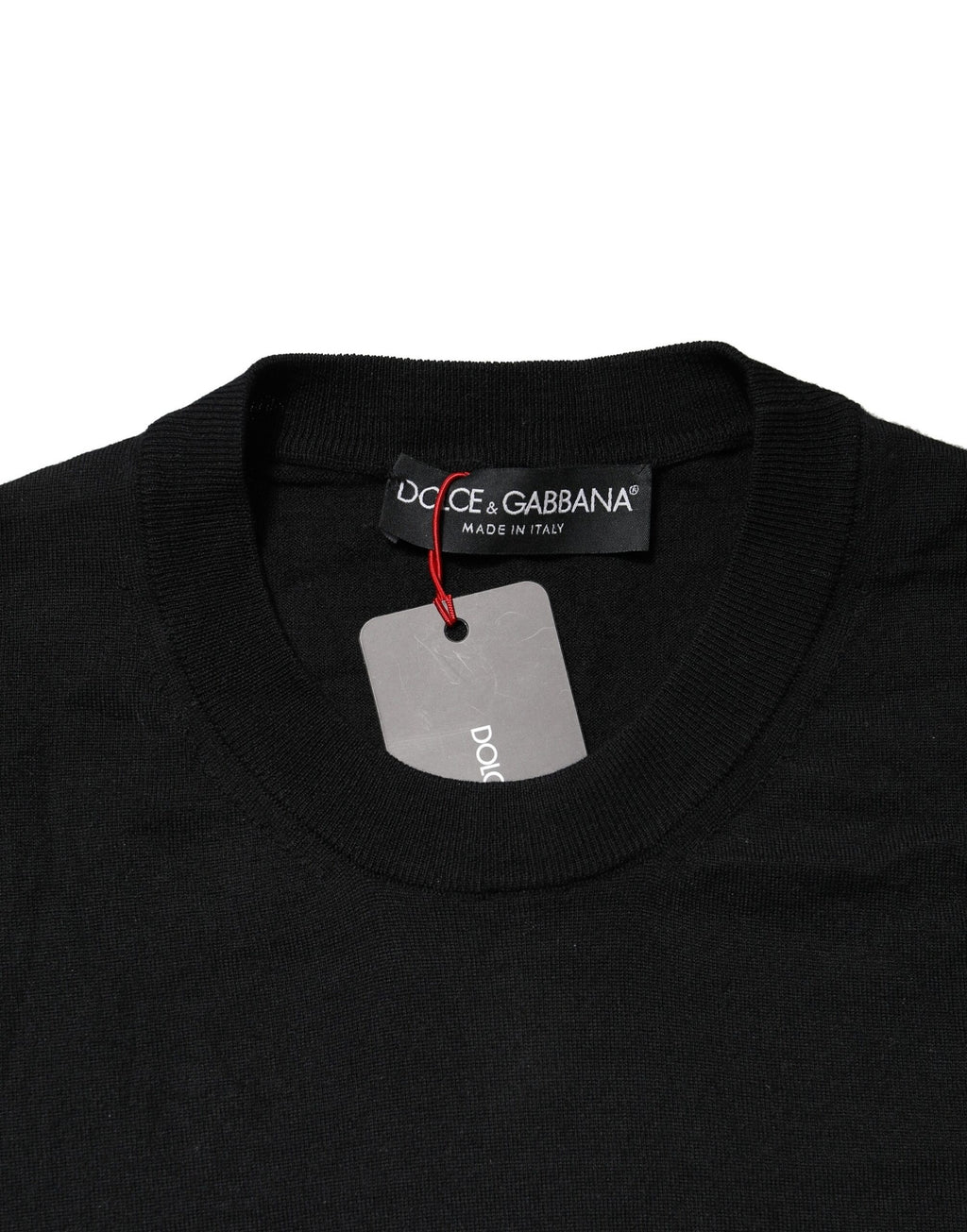 Black Long Sleeve Crew Neck Pullover Sweater