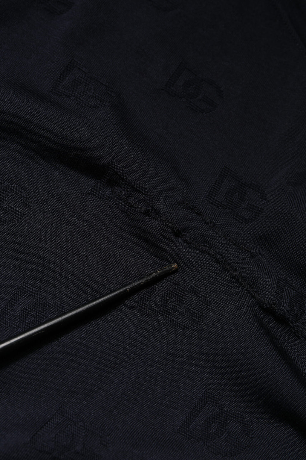 Black Silk Crew Neck Sweatshirt Sweater