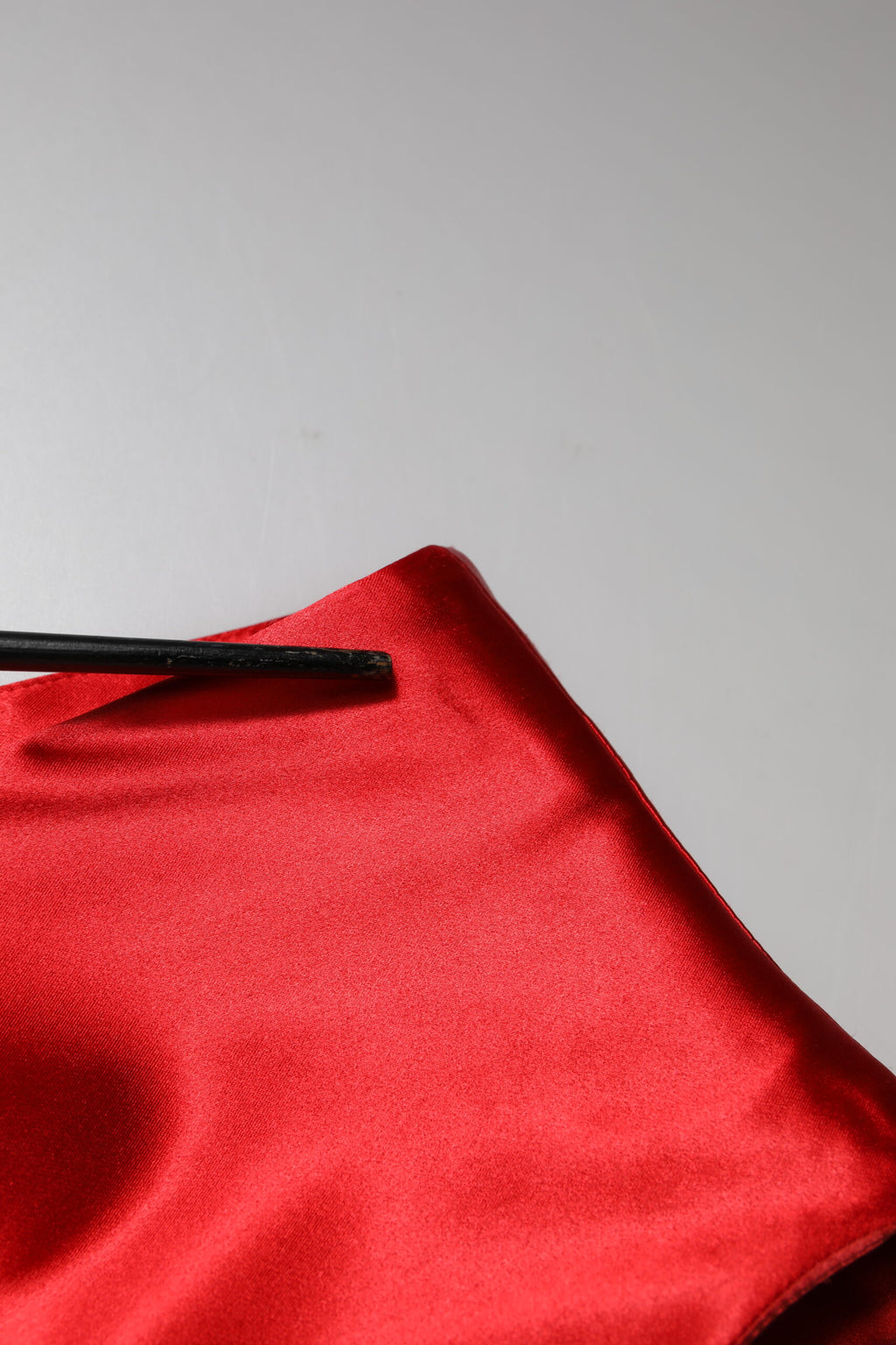 Red Acetate Sleeveless Sheath Midi Dress