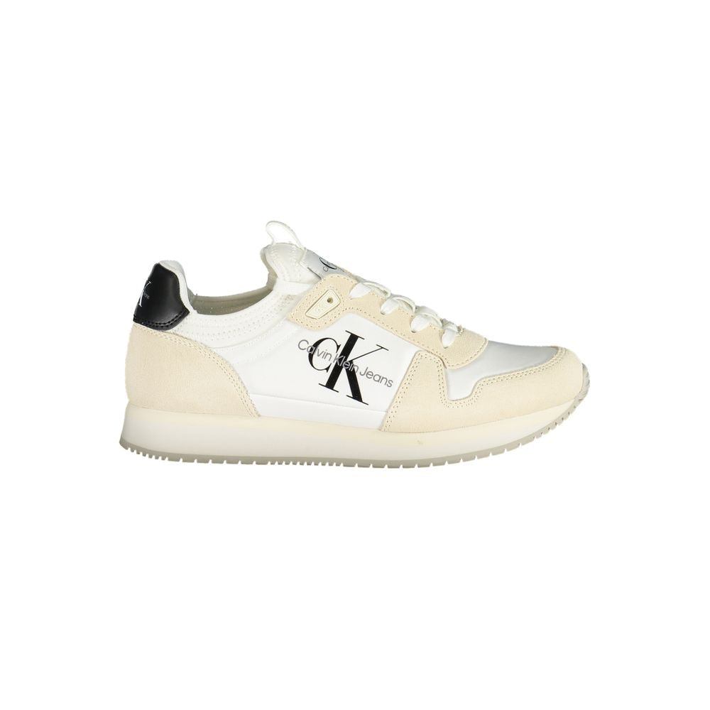 Calvin Klein White Polyester Women Sneaker