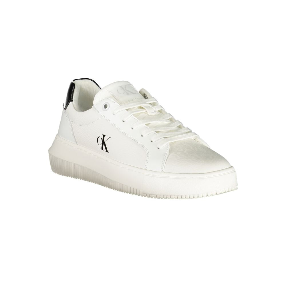 Calvin Klein White Leather Women Sneaker