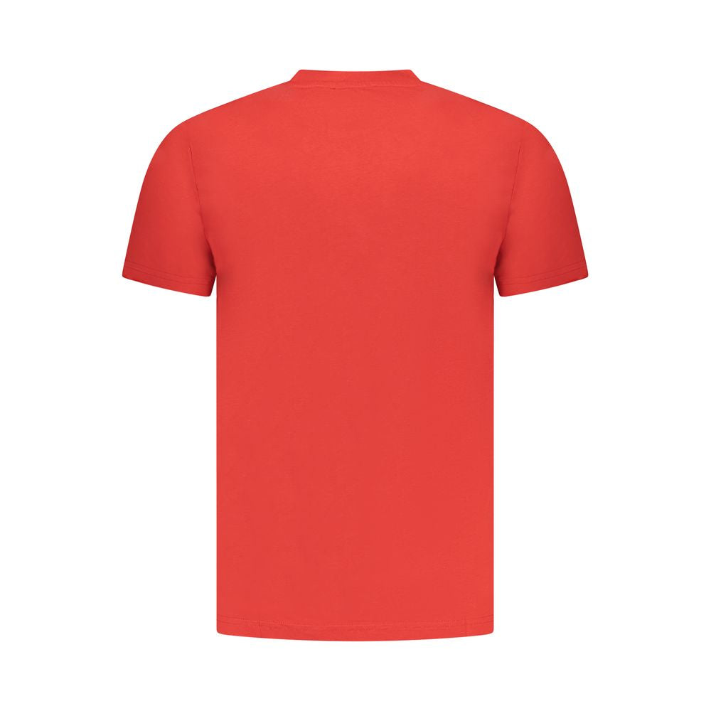 Cavalli Class Red Cotton Men T-Shirt