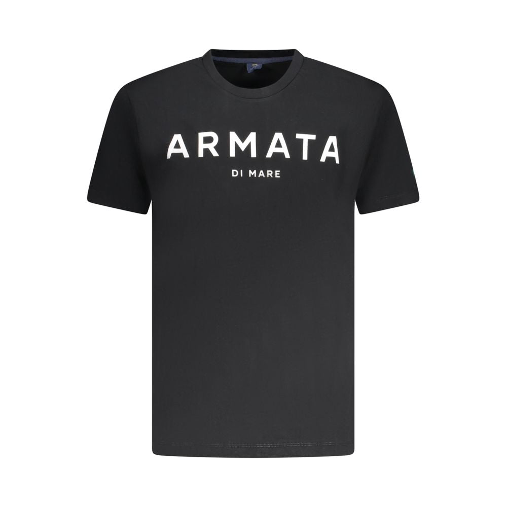 Armata Di Mare Black Cotton T-Shirt