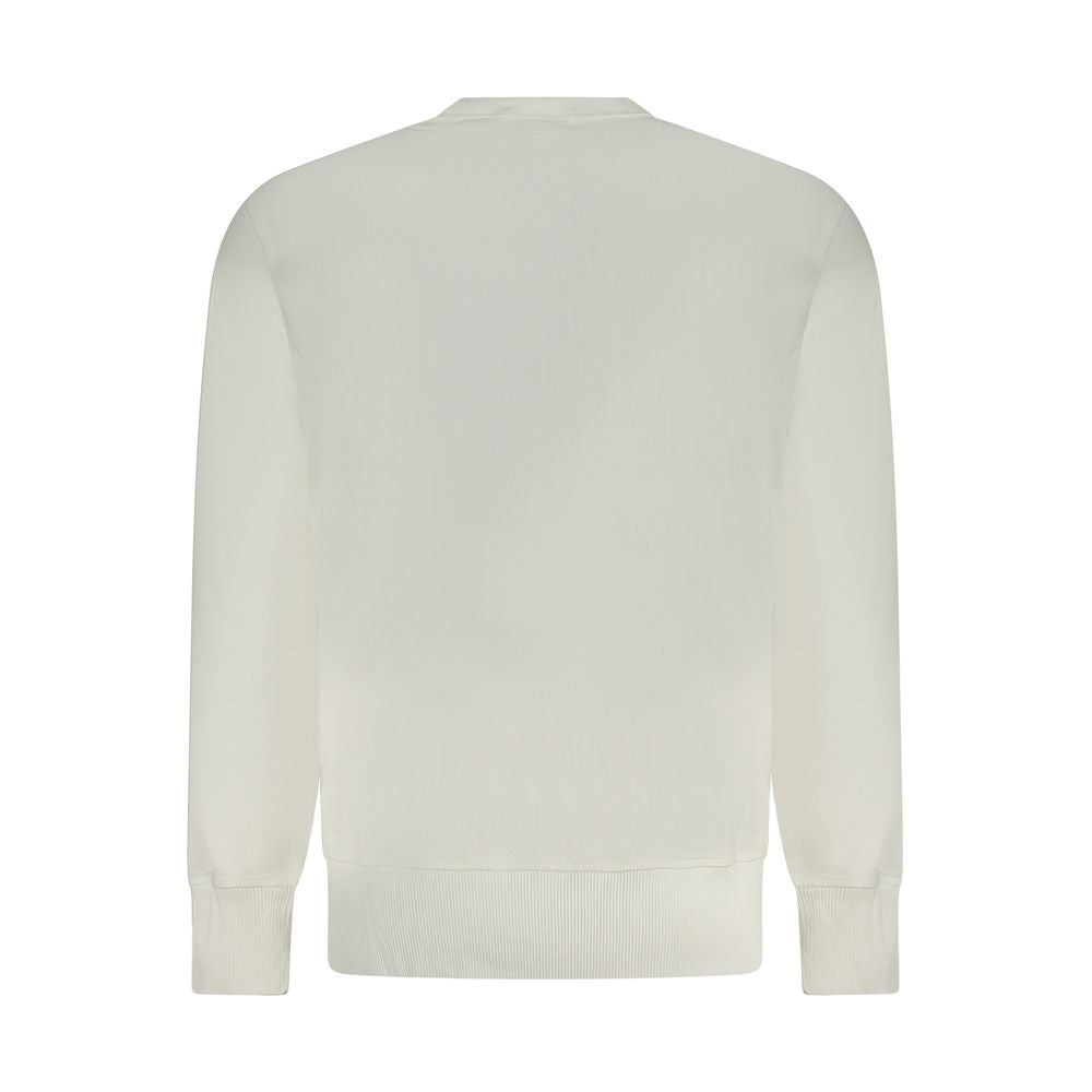 Calvin Klein White Cotton Men Sweater