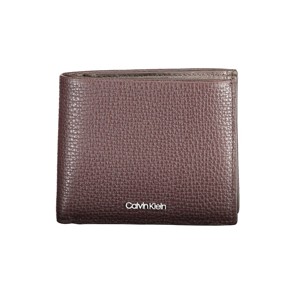 Calvin Klein Marrone Leather Men Wallet