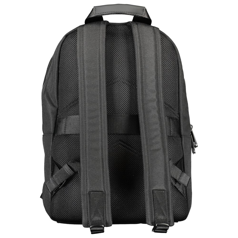 Black Polyester Backpack