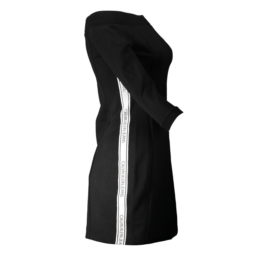 Calvin Klein Black Polyester Women's Dress