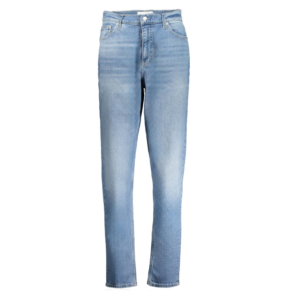 Calvin Klein Blue Cotton Women Jeans