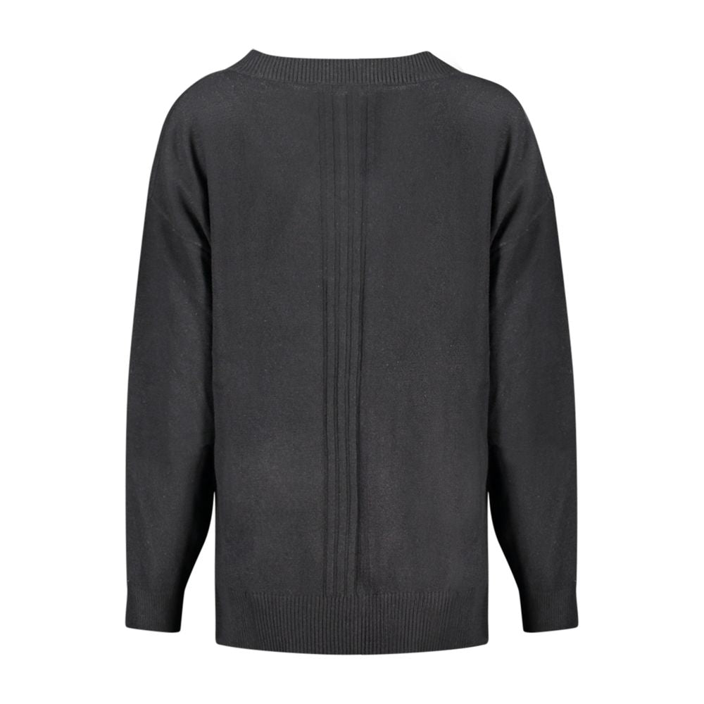 Black Cotton Sweater