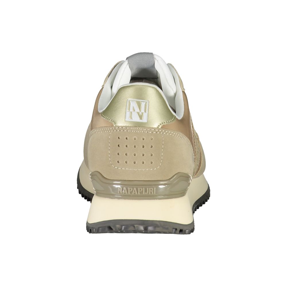 Napapijri Beige Polyester Women Sneaker
