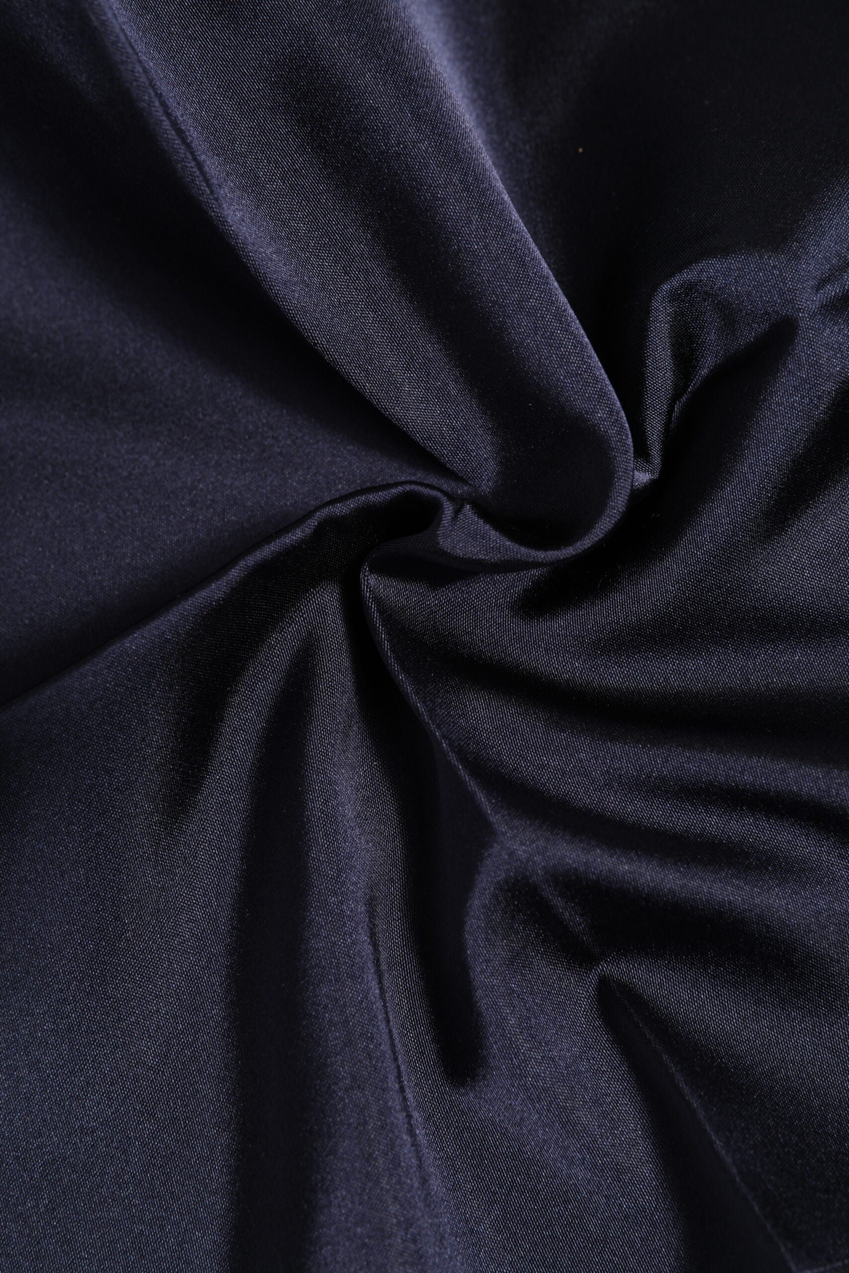 Dark Blue Silk Square Men Foulard Scarf
