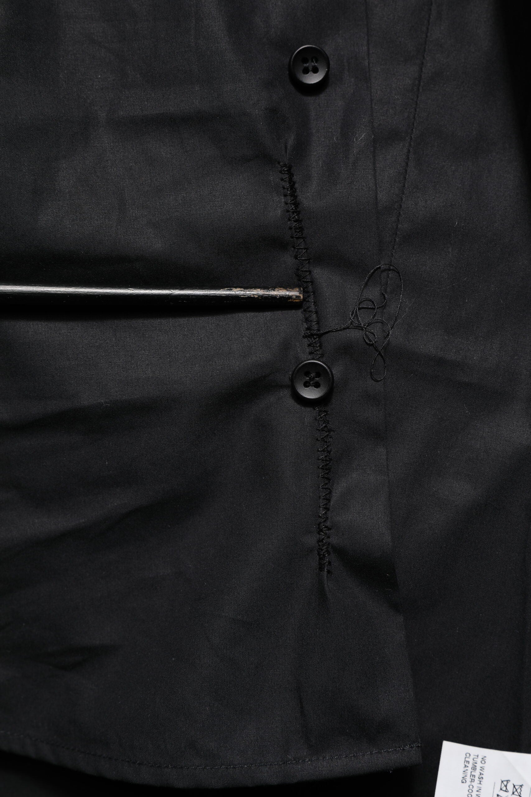 Black Cotton GOLD Long Sleeves Dress Shirt