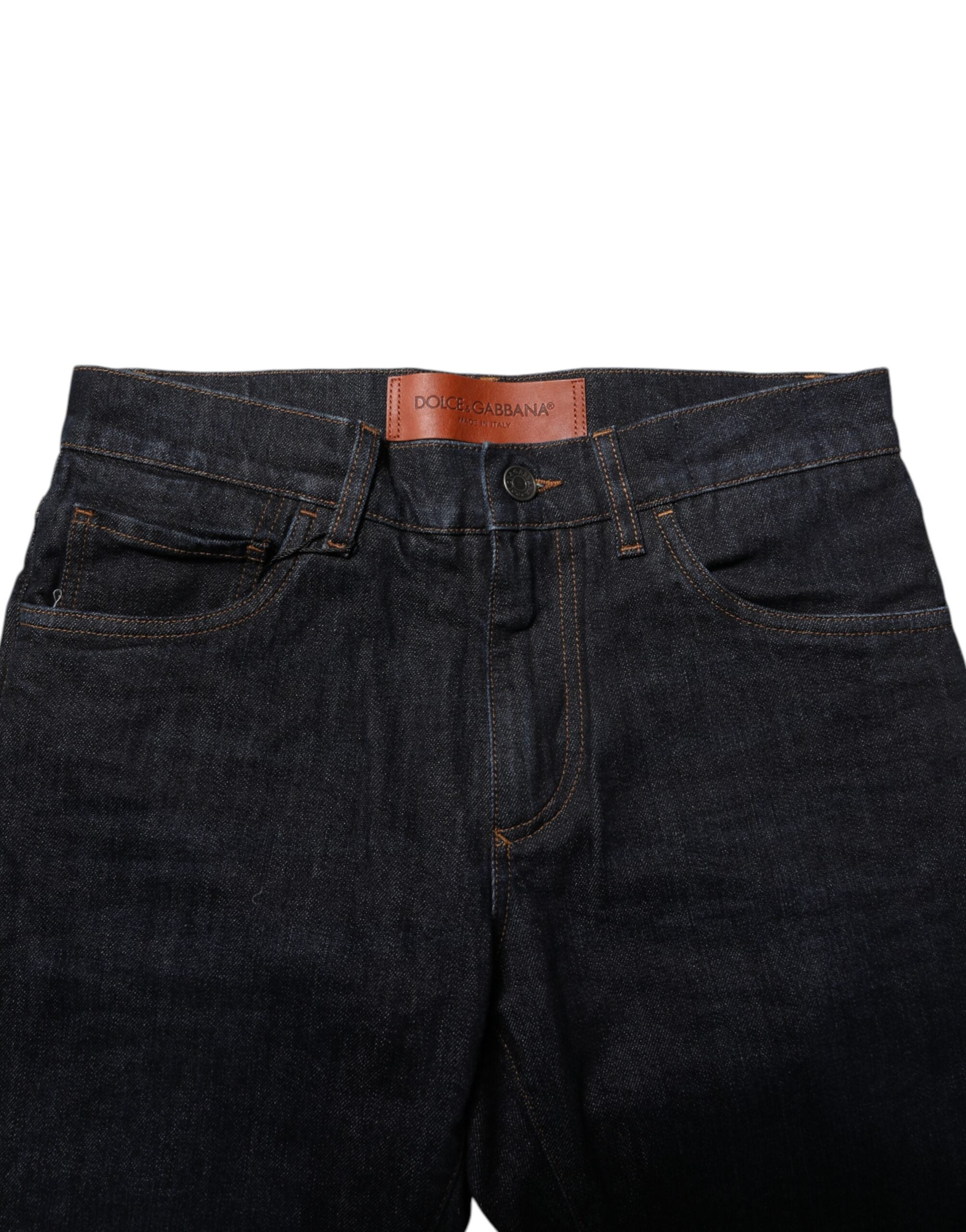 Black Cotton Skinny Denim Men Jeans