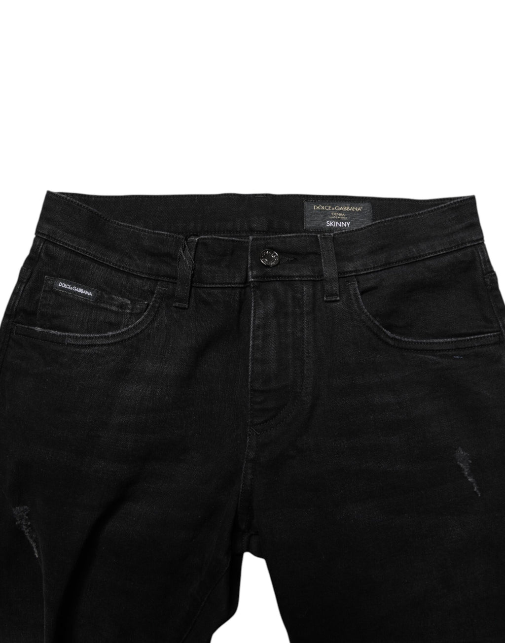 Black Cotton Skinny Men Denim Jeans