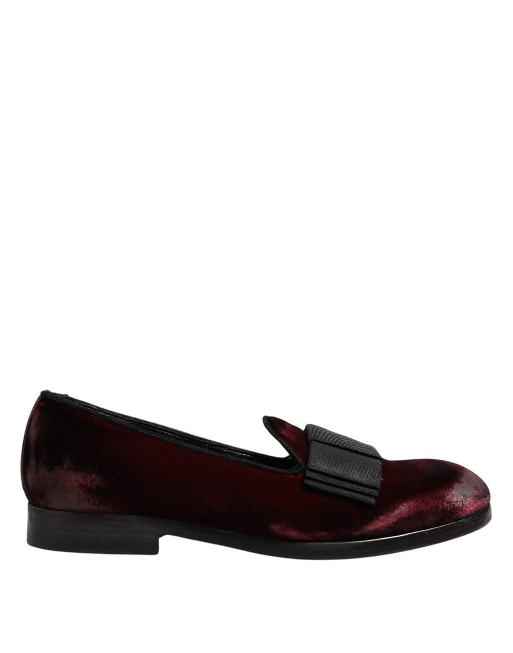 Red Velvet Men Slip On Loafers Dress Shoes
