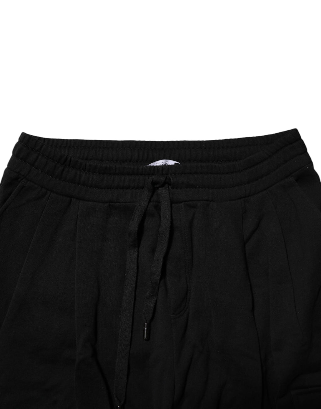 Black Cotton Logo Jogger Sweatpants Pants