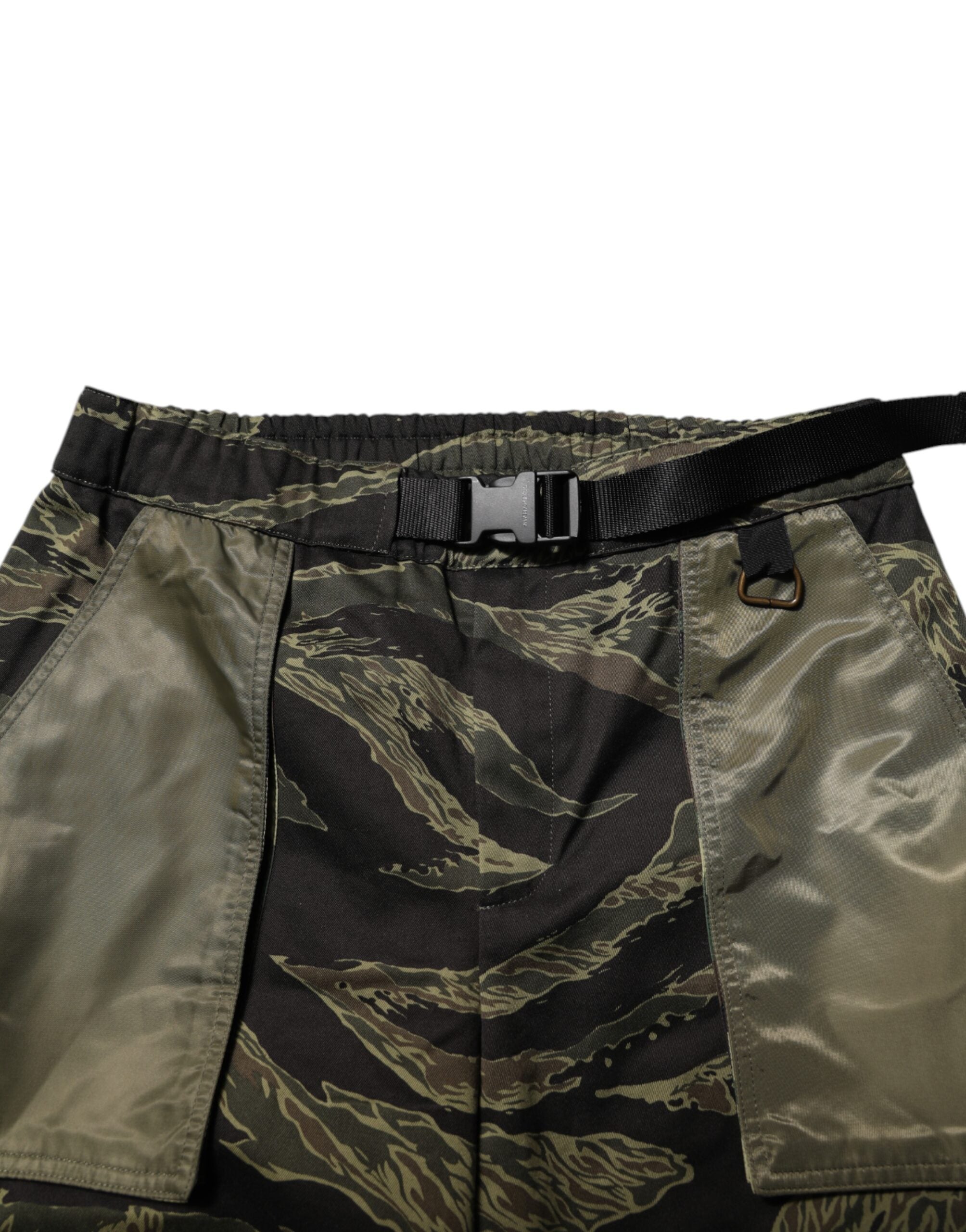 Multicolor Cargo Camouflage Pants