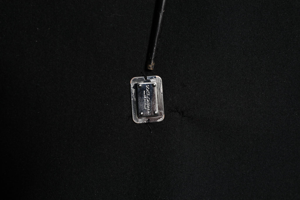 Black Modal DG Logo Plaque Pullover Sweater