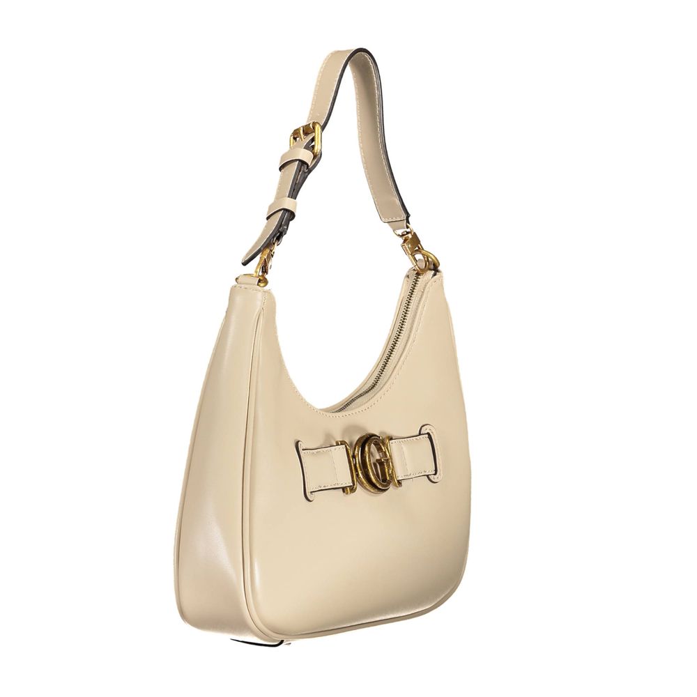 Beige Polyethylene Handbag