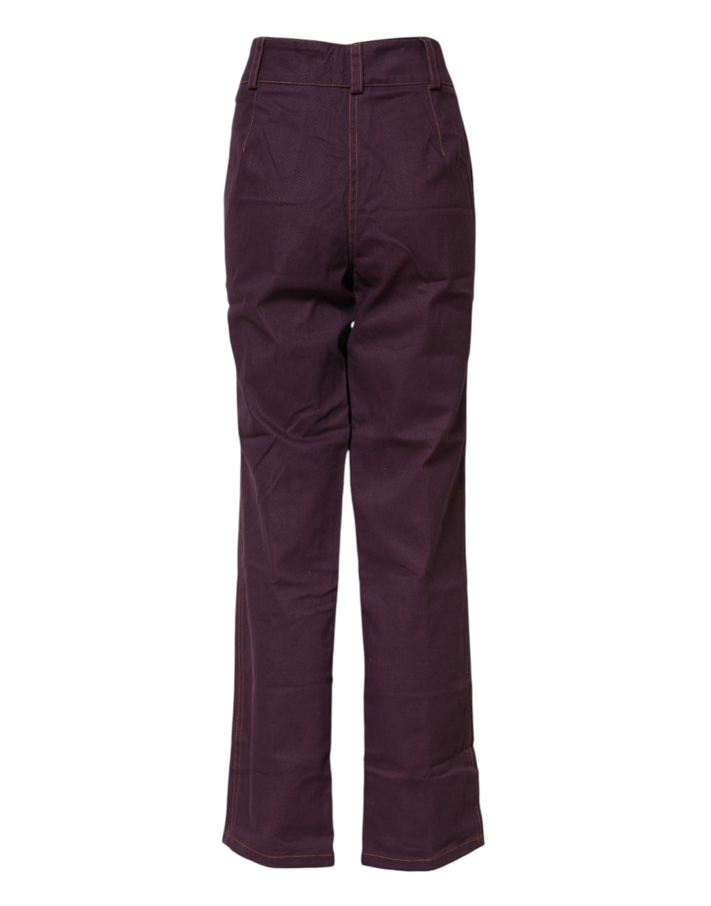 Purple High Waisted Tapered Pants