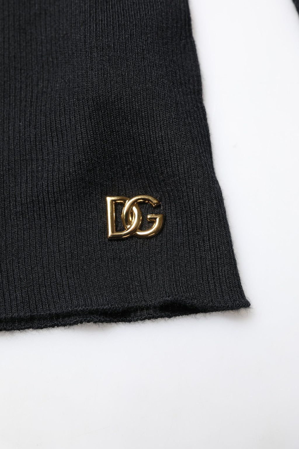 Black Cashmere Turtleneck Knitted Blouse Top