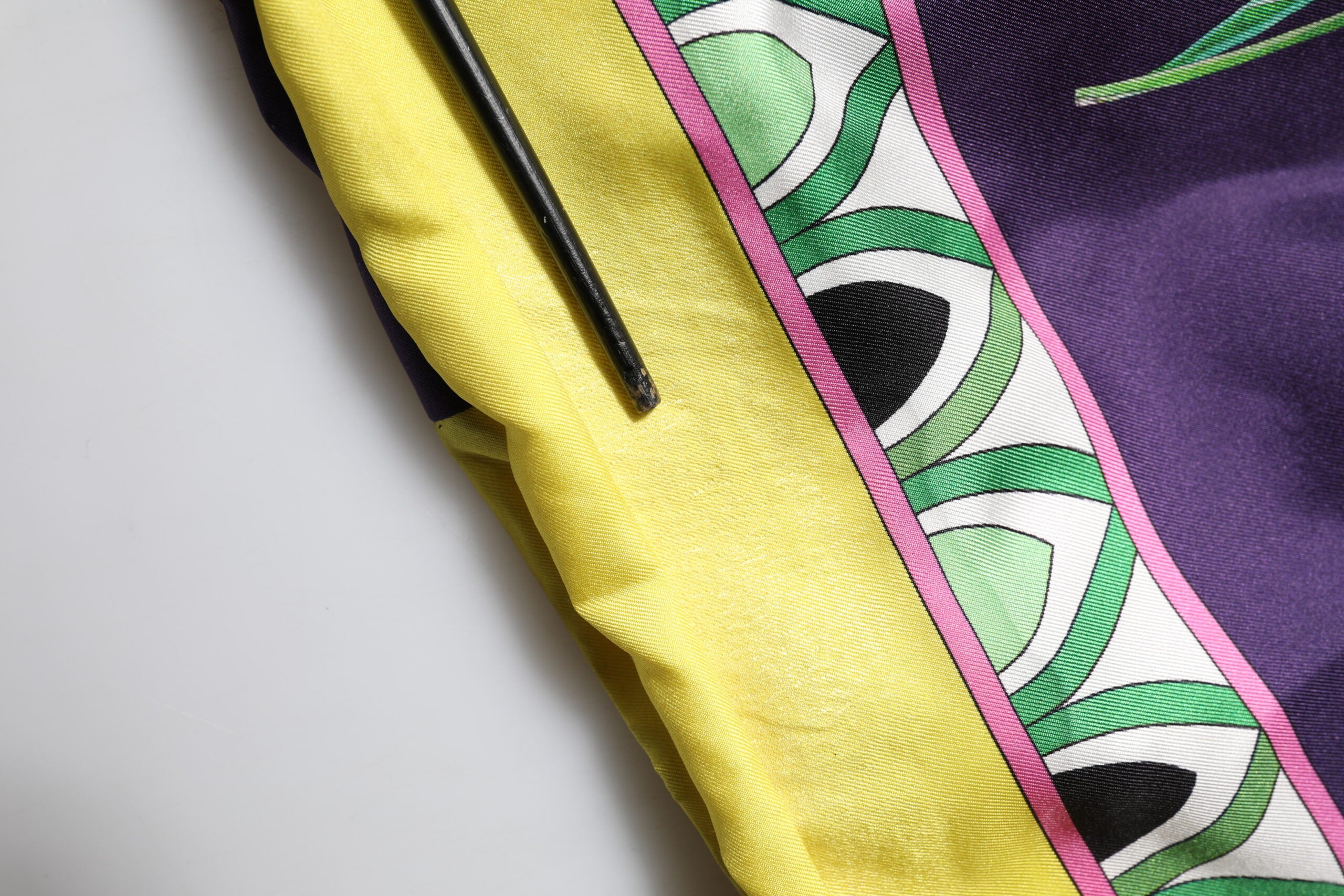 Blue Floral Print Silk Long Sleeves Wrap Robe