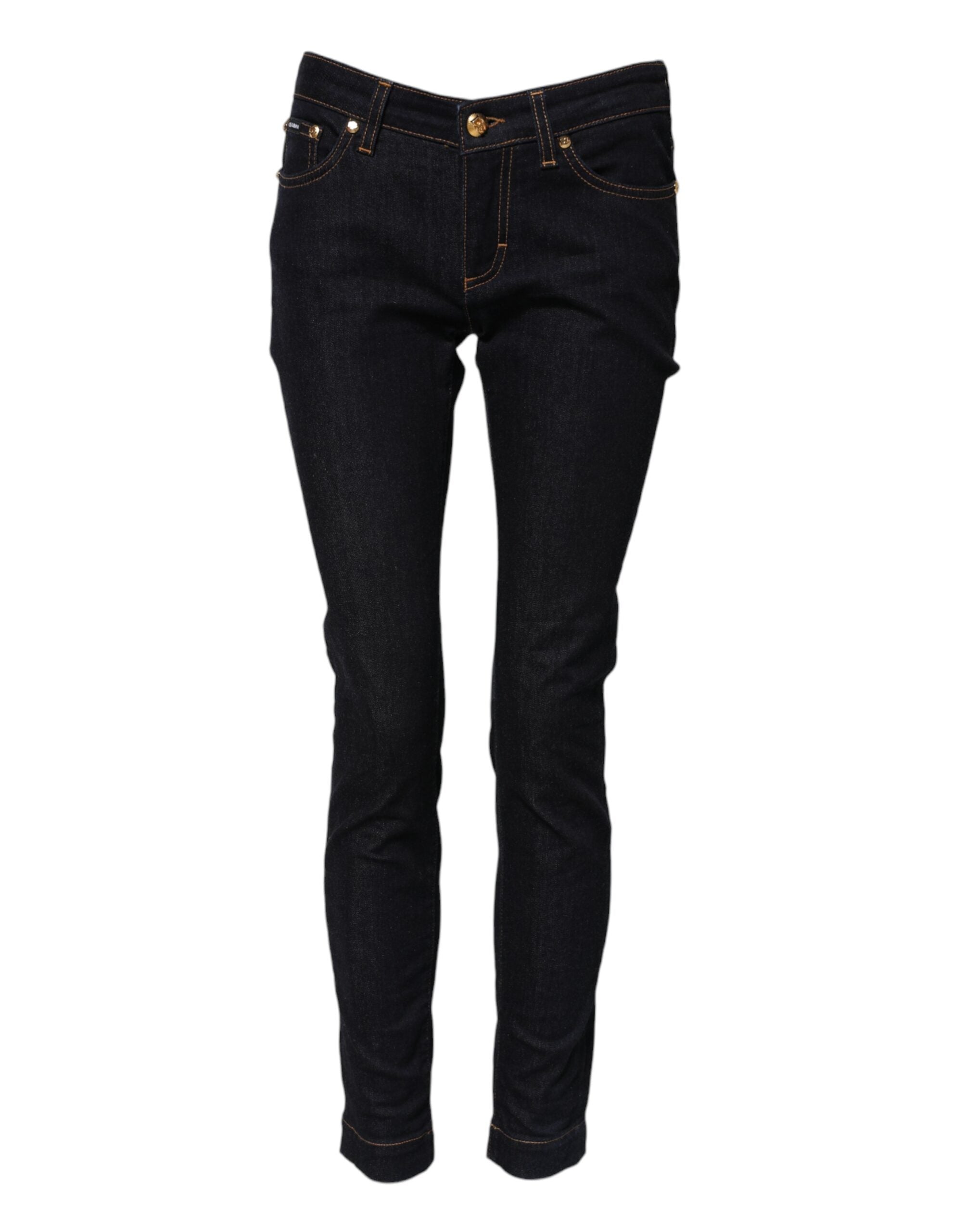 Blue Cotton PRETTY LowWaist Skinny Denim Jeans