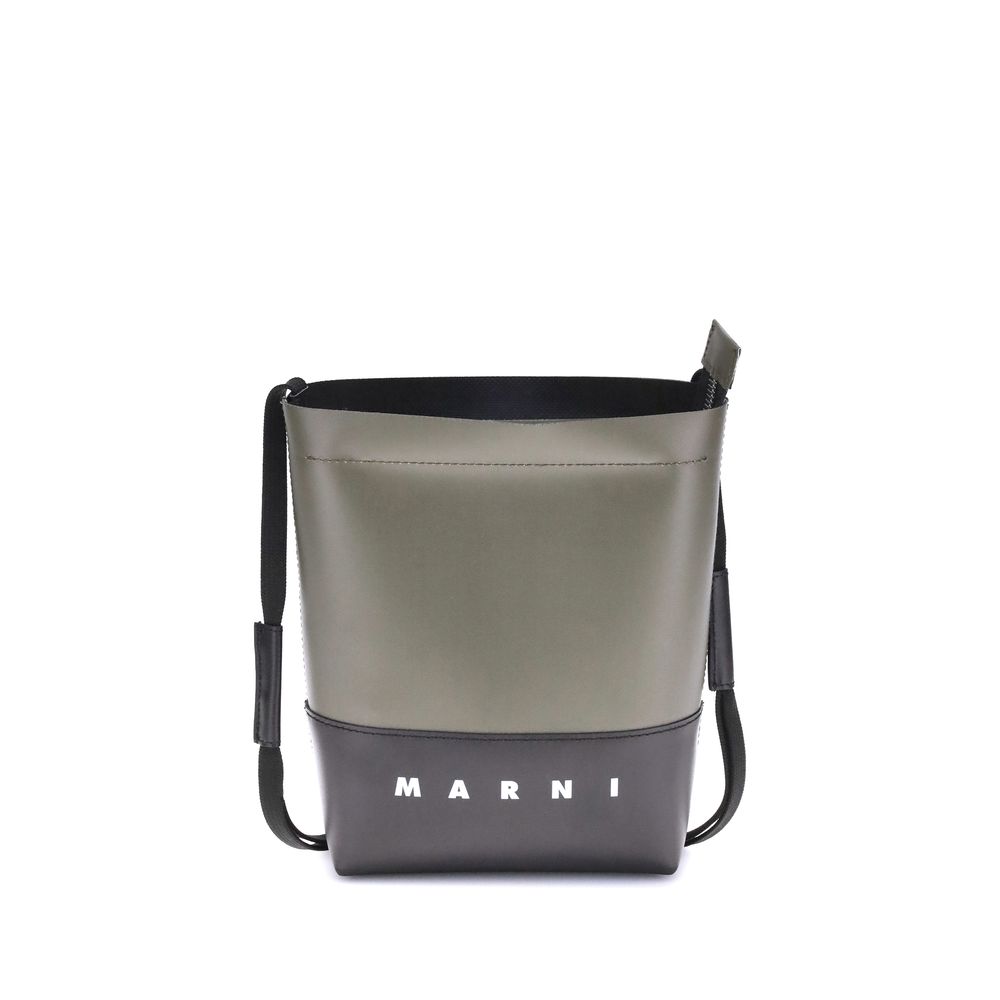 Marni Green Polyester Shoulder Bag