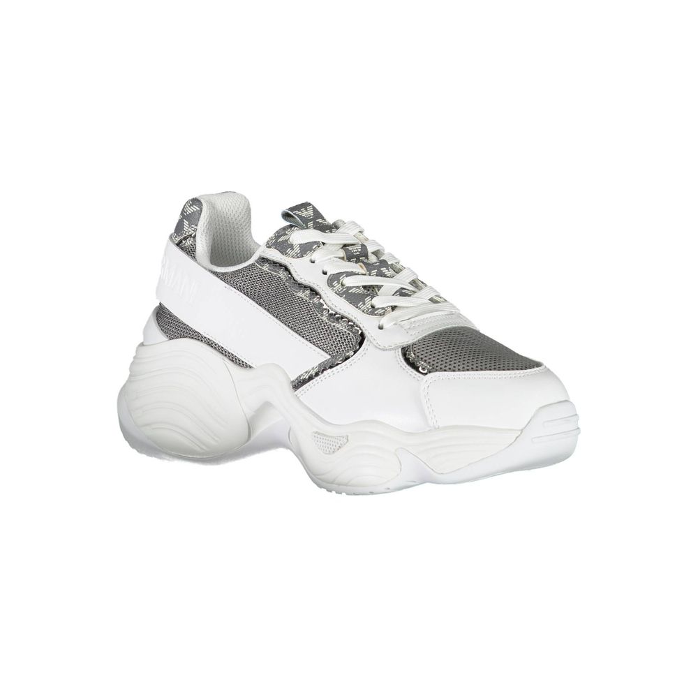 Emporio Armani Bianco Polyester Women Sneaker