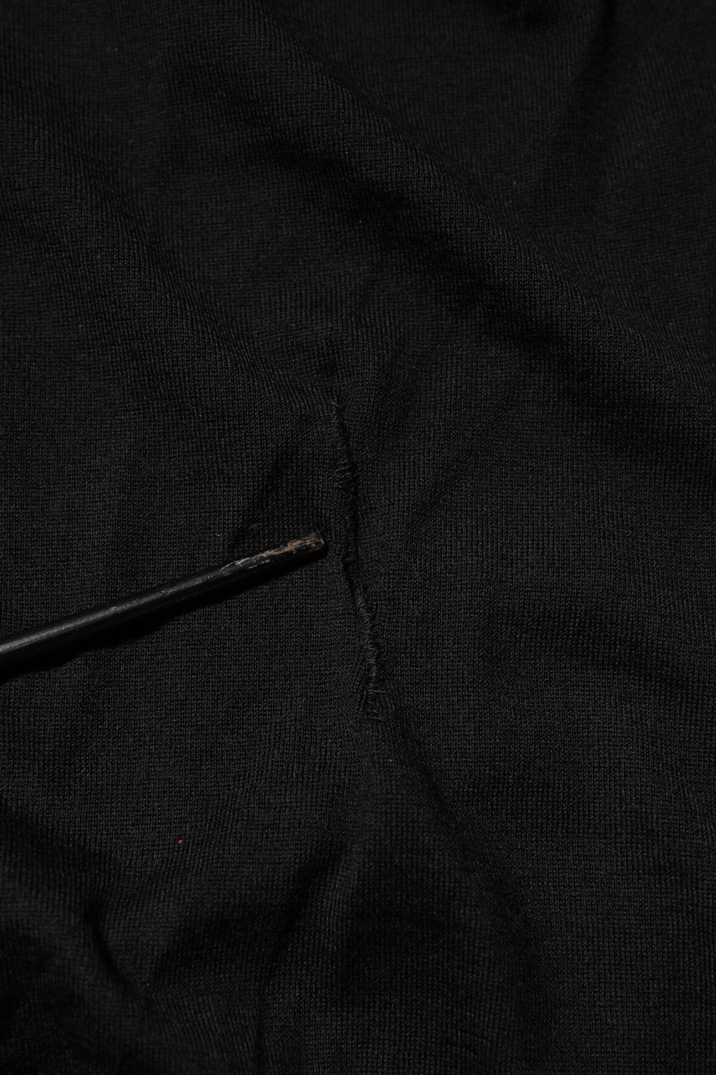 Black Cashmere V-Neck Long Sleeves T-shirt